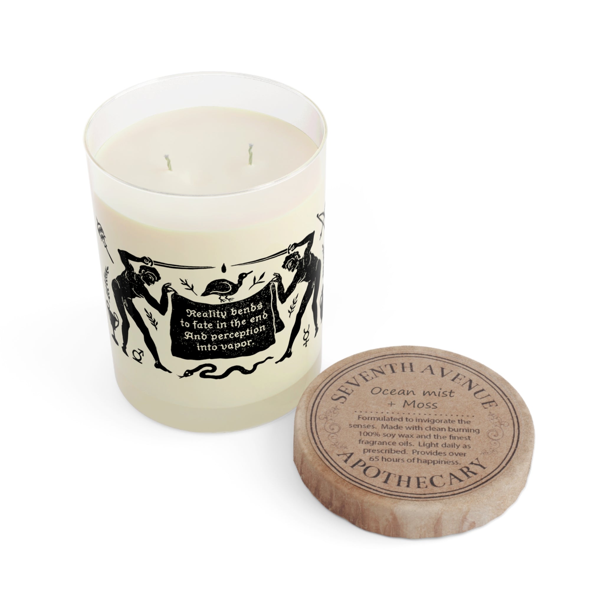 Reality Bends 11oz Glass Candle
