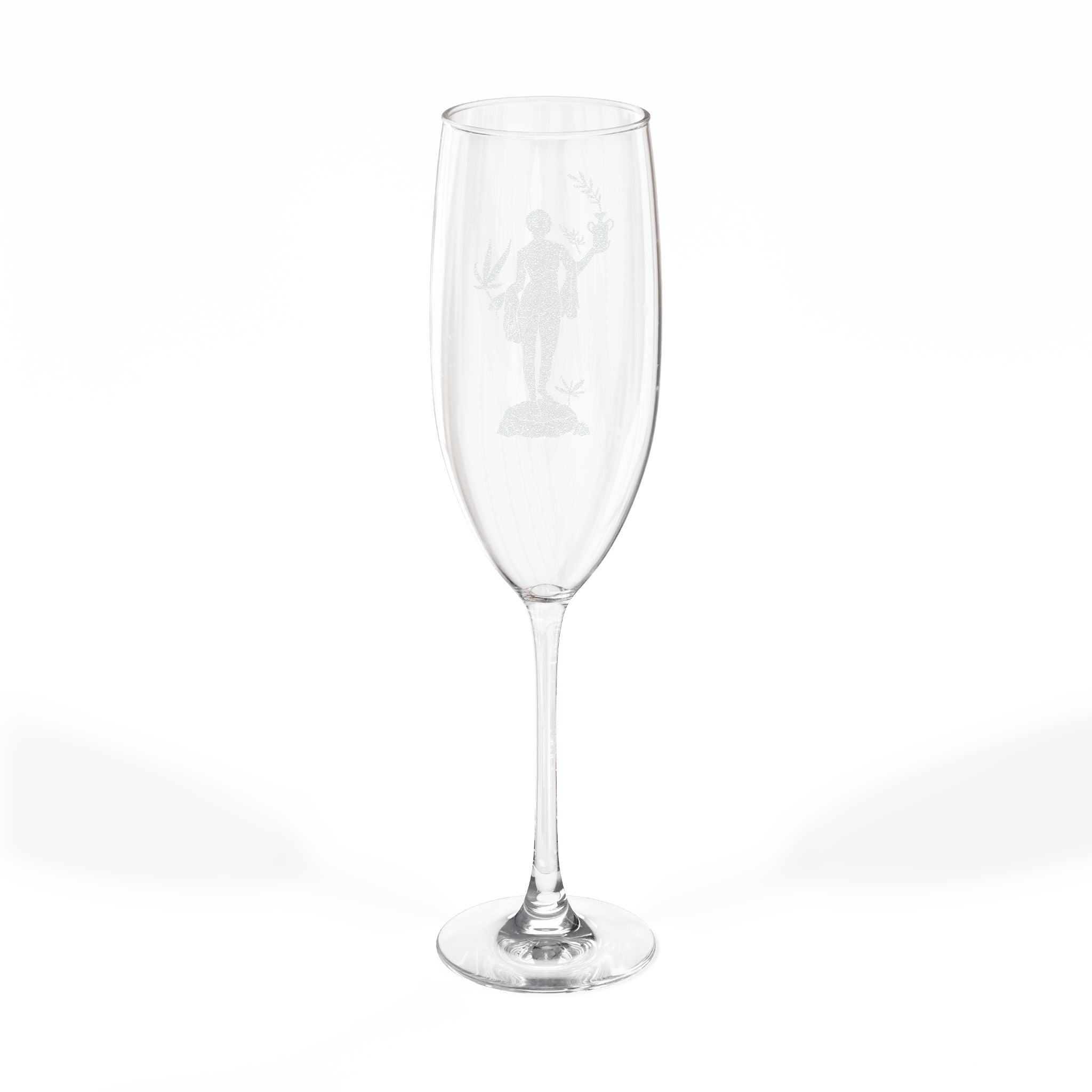 Venus Engraved 8oz Champagne Flute