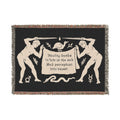 Reality Bends Woven Blanket