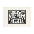Two Guard Dogs Tea Towel