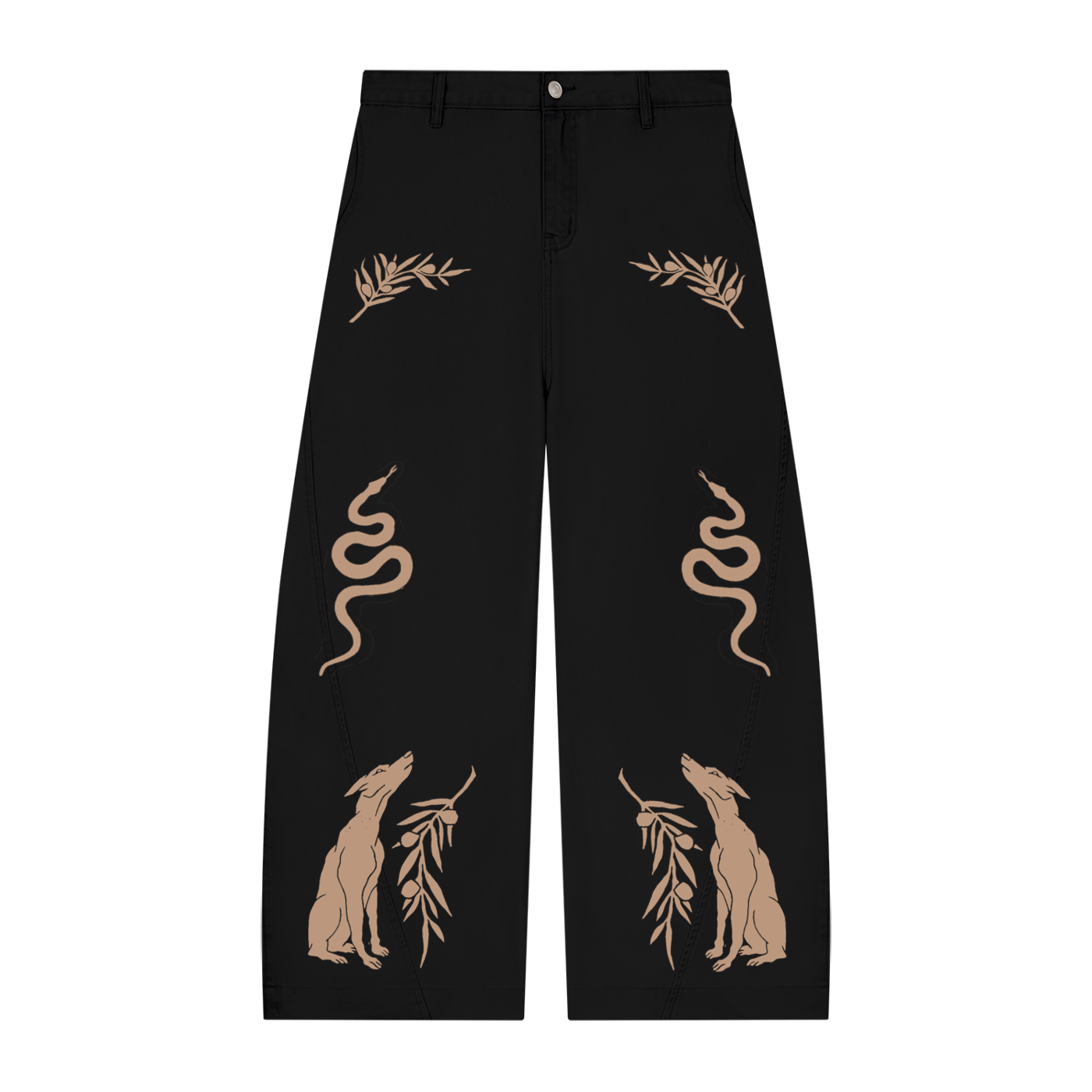 western,cowboy,pants,trousers,tarot,occult,linocut