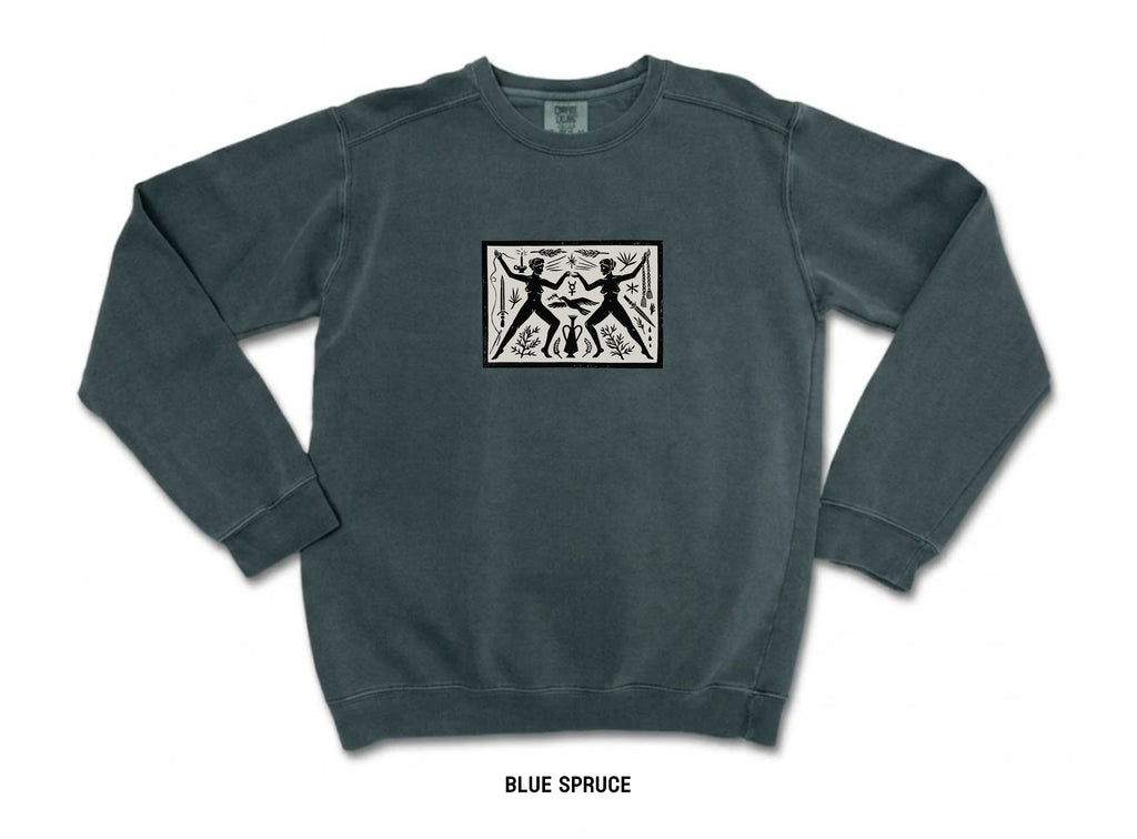 Comfort Colors ✶Invertiert✶ Unisex Garment-Dyed Rundhals-Sweatshirt