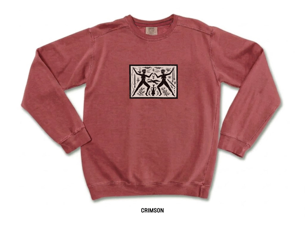 Comfort Colors ✶Invertiert✶ Unisex Garment-Dyed Rundhals-Sweatshirt