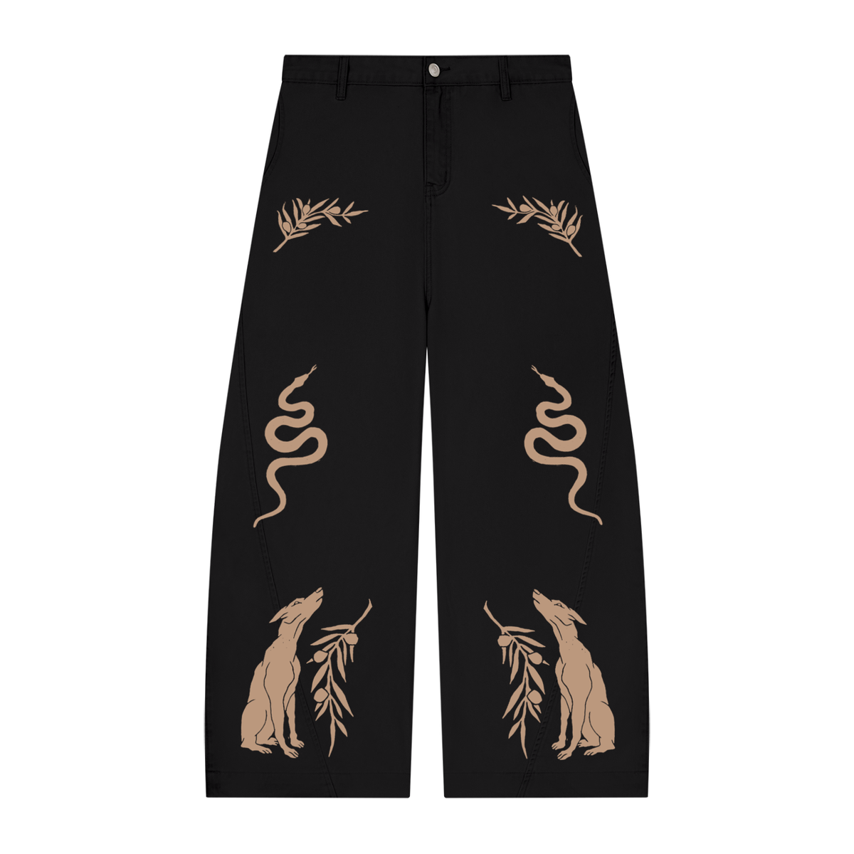 western,cowboy,pants,trousers,tarot,occult,linocut
