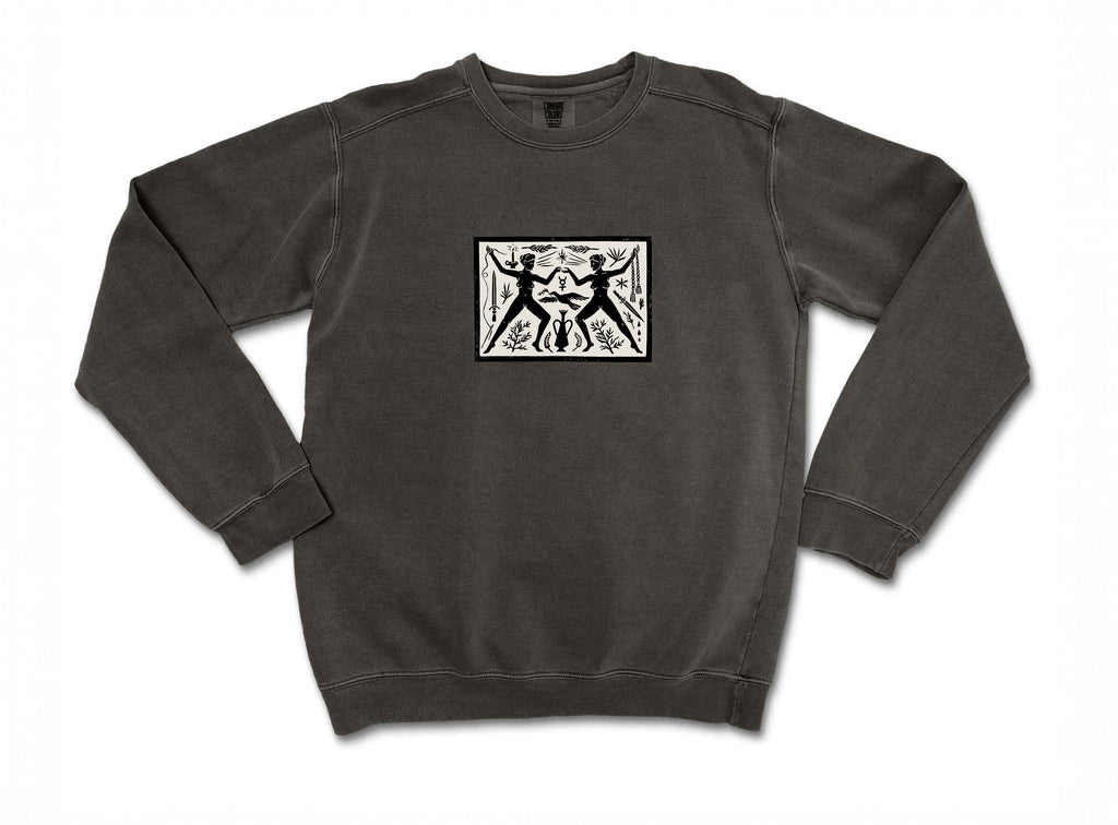 Comfort Colors ✶Invertiert✶ Unisex Garment-Dyed Rundhals-Sweatshirt